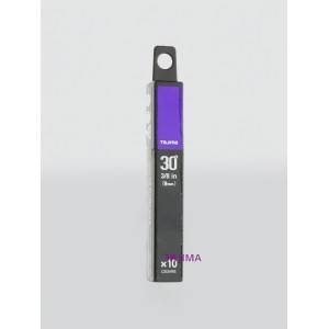 Tool 036 - Змінні леза Tajima BLACK Premium 30°, 9 мм, 10шт