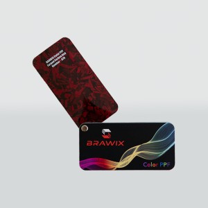 Антигравійна плівка для авто: BRAWIX Color PPF (Forged Carbon Red: Number 079) - 1.52 x 16 м/п