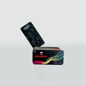 Антигравійна плівка для авто: BRAWIX Color PPF (Forged Carbon Black: Number 156) - 1.52 x 16 м/п